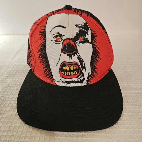IT the clown movie hat snapback cap Stephen King Pennywise - Picture 1 of 6